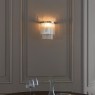 Marietta Wall Light in Bright Nickel Marietta Wall Light in Bright Nickel