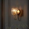 Berenice Wall Light – Antique Brass & Faceted Glass Berenice Wall Light – Antique Brass & Faceted Glass