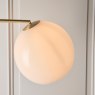 Otto Floor Lamp Antique Brass & Gloss White Otto Floor Lamp Antique Brass & Gloss White