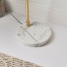 Otto Floor Lamp Antique Brass & Gloss White Otto Floor Lamp Antique Brass & Gloss White