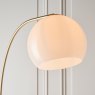 Otto Floor Lamp Antique Brass & Gloss White Otto Floor Lamp Antique Brass & Gloss White