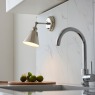 Hal Wall Light, Bright Nickel Hal Wall Light, Bright Nickel