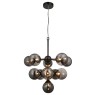 Oscar Pendant Light Black with Smoked Glass Oscar Pendant Light Black with Smoked Glass