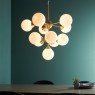Oscar Pendant Light Brushed Gold with Gloss White Glass Oscar Pendant Light Brushed Gold with Gloss White Glass