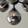 Oscar Ceiling Light Black with Smoked Glass Oscar Ceiling Light Black with Smoked Glass