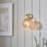 Dimple Wall Light Brushed Brass & Champagne Dimple Wall Light Brushed Brass & Champagne