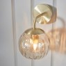 Dimple Wall Light Brushed Brass & Champagne Dimple Wall Light Brushed Brass & Champagne