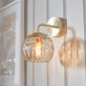 Dimple Wall Light Brushed Brass & Champagne Dimple Wall Light Brushed Brass & Champagne
