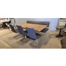 Piazza 1.9m Extending Dining Table, 3 Eileen Chairs & 190cm Bench Piazza 1.9m Extending Dining Table, 3 Eileen Chairs & 190cm Bench