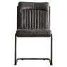 Capri Antique Ebony Leather Chair Capri Antique Ebony Leather Chair