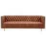 Dalton Antique Brown Leather Sofa