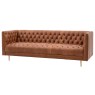 Dalton Antique Brown Leather Sofa Dalton Antique Brown Leather Sofa