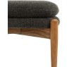 Datsun Charcoal Boucle Footstool Datsun Charcoal Boucle Footstool