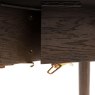 Gallery Direct Hatfield Smoked Folding Dining Table Gallery Direct Hatfield Smoked Folding Dining Table