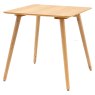 Gallery Direct Hatfield Square Dining Table, Natural Gallery Direct Hatfield Square Dining Table, Natural