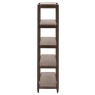 Gallery Direct Hatfield Smoked Tall Open Display Gallery Direct Hatfield Smoked Tall Open Display