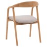 Gallery Direct Madrid Upholstered Dining Chair, Natural Gallery Direct Madrid Upholstered Dining Chair, Natural