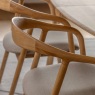 Gallery Direct Madrid Upholstered Dining Chair, Natural Gallery Direct Madrid Upholstered Dining Chair, Natural