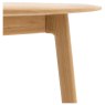 Gallery Direct Madrid Round Dining Table, Oak Gallery Direct Madrid Round Dining Table, Oak