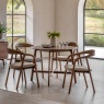 Gallery Direct Madrid Walnut Round Dining Table