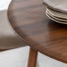 Gallery Direct Madrid Walnut Round Dining Table Gallery Direct Madrid Walnut Round Dining Table
