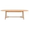 Gallery Direct Madrid Extending Dining Table, Oak