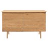 Gallery Direct Madrid 2 Door Sideboard, Oak