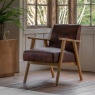 Neyland Vintage Brown Leather Armchair Neyland Vintage Brown Leather Armchair