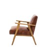 Neyland Vintage Brown Leather Armchair Neyland Vintage Brown Leather Armchair