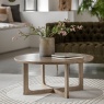 Craft Smoked Round Coffee Table Craft Smoked Round Coffee Table