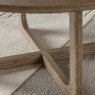 Craft Smoked Round Coffee Table Craft Smoked Round Coffee Table