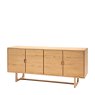 Craft 4 Door Smoked Sideboard Craft 4 Door Smoked Sideboard