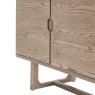 Gallery Direct Craft 4 Door Smoked Sideboard Gallery Direct Craft 4 Door Smoked Sideboard