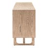 Gallery Direct Craft 4 Door Smoked Sideboard Gallery Direct Craft 4 Door Smoked Sideboard
