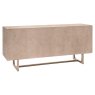 Gallery Direct Craft 4 Door Smoked Sideboard Gallery Direct Craft 4 Door Smoked Sideboard