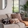 Kalho Apricot Embroidered Cushion Kalho Apricot Embroidered Cushion