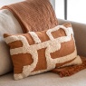 Kalho Apricot Embroidered Cushion Kalho Apricot Embroidered Cushion