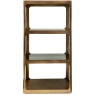 Thorpe Metal and Glass Shelving Unit