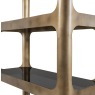 Thorpe Metal and Glass Shelving Unit Thorpe Metal and Glass Shelving Unit