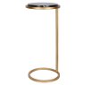 Iota Accent Table Black Marble Aged Gold Frame Iota Accent Table Black Marble Aged Gold Frame