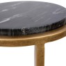 Iota Accent Table Black Marble Aged Gold Frame Iota Accent Table Black Marble Aged Gold Frame