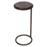 Iota Accent Table Brown Emperador Marble Iota Accent Table Brown Emperador Marble