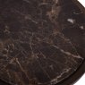 Iota Accent Table Brown Emperador Marble Iota Accent Table Brown Emperador Marble