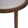 Iota Accent Table White Banswara Marble Iota Accent Table White Banswara Marble