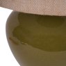 Aubrey Green Ceramic Table Lamp Large E27 60W Aubrey Green Ceramic Table Lamp Large E27 60W