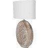 Chariot Round Ceramic Lamp Base 65cm with Ivory Ov Chariot Round Ceramic Lamp Base 65cm with Ivory Ov