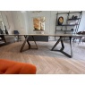 BONTEMPI Millenium XXL table 300 x 120cms in a Glossy Choco Supermarble top and Aged Bronzed Legs BONTEMPI Millenium XXL table 300 x 120cms in a Glossy Choco Supermarble top and Aged Bronzed Legs