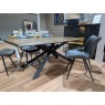 Burwell, Dark 2m Dining Table Plus 5 x Lotus Chairs Burwell, Dark 2m Dining Table Plus 5 x Lotus Chairs