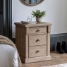 Gallery Direct Vancouver 3 Drawer Bedside Gallery Direct Vancouver 3 Drawer Bedside