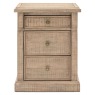 Gallery Direct Vancouver 3 Drawer Bedside Gallery Direct Vancouver 3 Drawer Bedside
